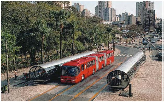 نو‌آوری‌های در سیستم BRT شهر کوریتیبا در برزیل