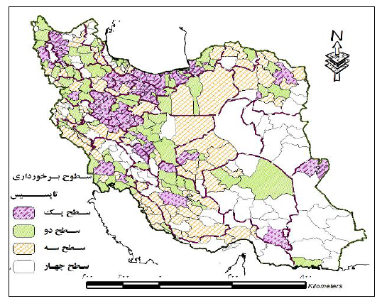 پراکنش فضایی شاخص های توسعه در شهرستان های ایران با استفاده از رتبه بندی ترکیبی