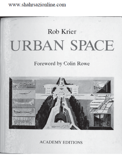 کتاب فضای شهری – راب کریر
