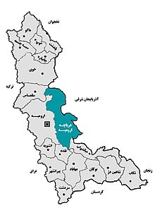 نقشه جی ای اس استان آذربایجان غربی